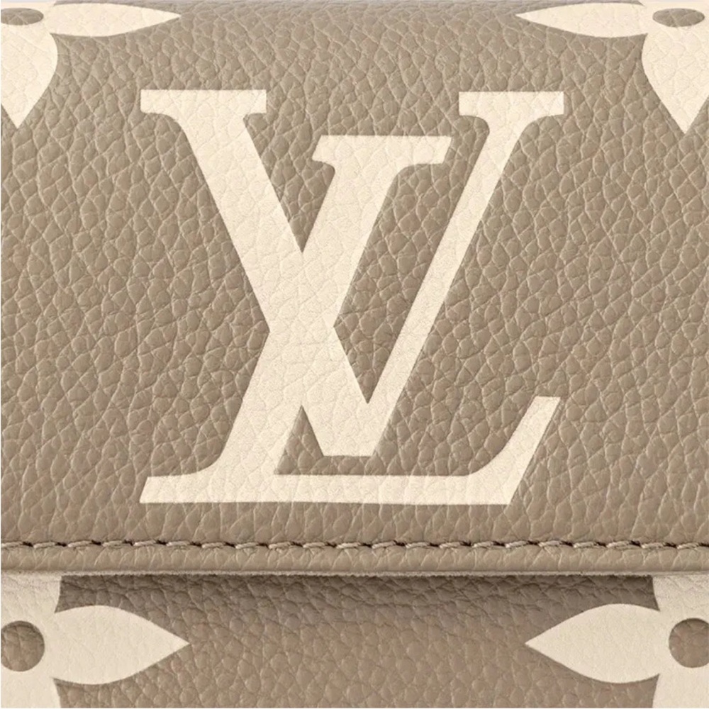 New LOUIS VUITTON IVY Shoulder Bag Crossbody Empreinte Dove Cream - Picture 8 of 10